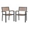 Flash Furniture Indoor/Outdoor Faux Teak Patio Chairs, PK2 2-XU-DG-HW6006-GG - alternate 2